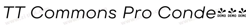 TT Commons Pro Conde字体转换